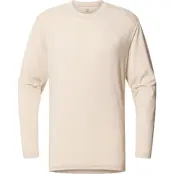 Haglöfs Kaise Wool LS Tee Men Chalk Beige - M