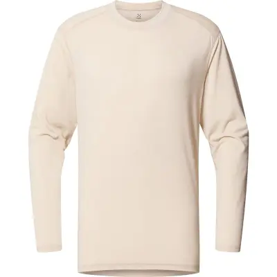 Haglöfs Kaise Wool LS Tee Men Chalk Beige Chalk Beige S