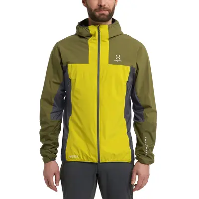 Haglöfs L.I.M Alpha Hood Men Aurora/Olive Green