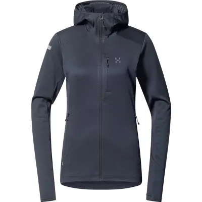 Haglöfs L.I.M Mid Fast II Hood Women True Black True Black XL