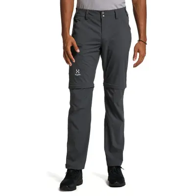Haglöfs Lite Standard Zip-Off II Pant Men Magnetite Magnetite 56(S)