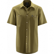 Haglöfs Men's Curious Hemp Short-Sleeve Shirt Olive Green
