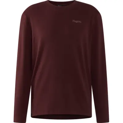 Haglöfs Men's Haglöfs Ls Tee Maroon Trail
