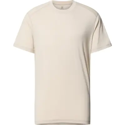 Haglöfs Men's Kaise Wool Tee Chalk Beige