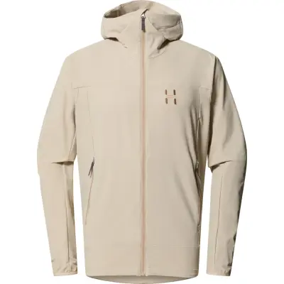 Haglöfs Men's Rosson Softshell Hood Chalk Beige