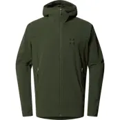 Haglöfs Men's Rosson Softshell Hood Seaweed Green