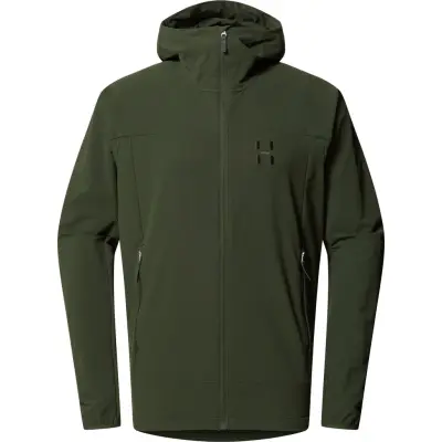 Haglöfs Men's Rosson Softshell Hood Seaweed Green
