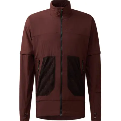 Haglöfs Men's Solis Zip Off Jacket Maroon Trail