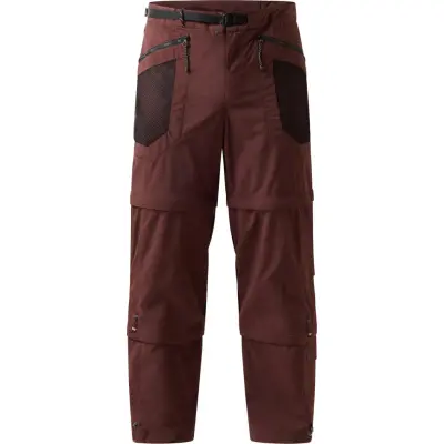Haglöfs Men's Solis Zip Off Pant Maroon Trail