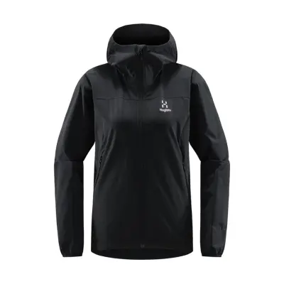 Haglöfs Move Softshell Hood Women True Black True Black XS