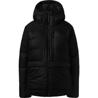 Haglöfs Riksgränsen Down 850 II Hood Women True Black - L
