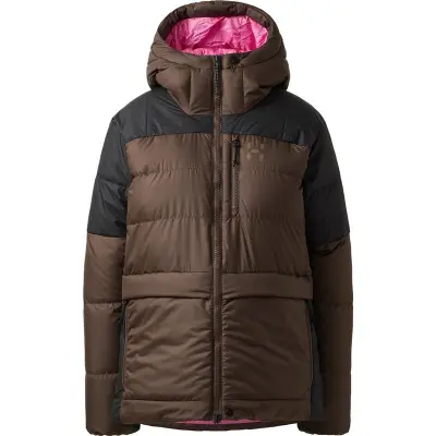 Haglöfs Riksgränsen Down 850 II Hood Women Woodland Brown Woodland Brown S