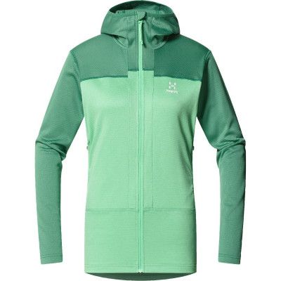 Haglöfs ROC Flash Mid Hood Women Dk Jelly Green/Mint Stone