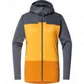 Haglöfs ROC Flash Mid Hood Women Magnetite/Sunny Yellow