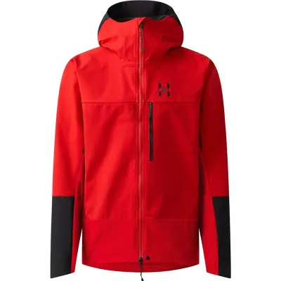 Haglöfs ROC Sight Softshell II Jacket Men Tech Red/True Black