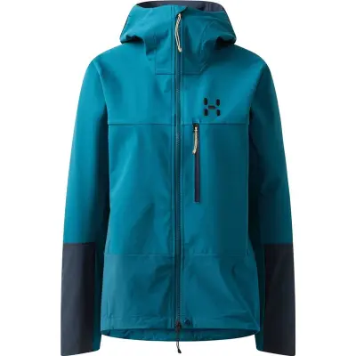 Haglöfs ROC Sight Softshell II Jacket Women Deep Teal/Tarn Blue