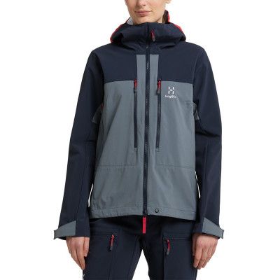 Haglöfs Roc Sight SoftshellJacket Women Steel Blue/Tarn Blue