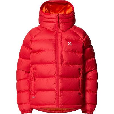 Haglöfs Rosson Down Hood Women Bright Red