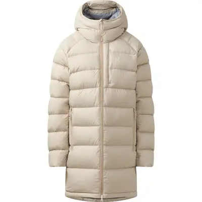 Haglöfs Rosson Down Parka Women Chalk Beige - M