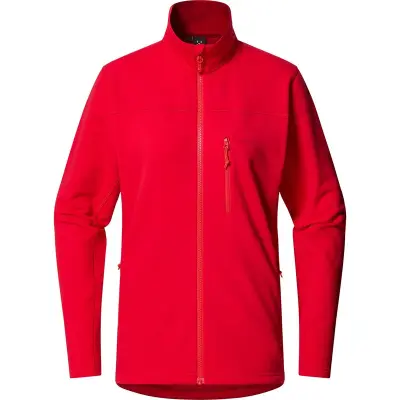 Haglöfs Rosson Mid Jacket Women Bright Red Bright Red S