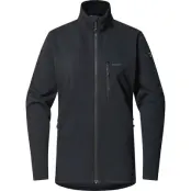 Haglöfs Rosson Mid Jacket Women True Black - XS
