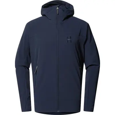 Haglöfs Rosson Softshell Hood Men Tarn Blue Tarn Blue M