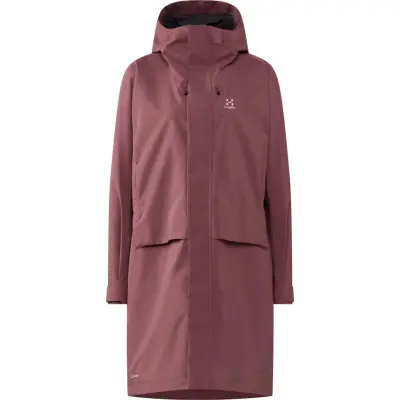 Haglöfs Women's Aria Proof Parka Misty Mauve
