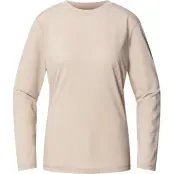 Haglöfs Women's Kaise Wool Long Sleeve Tee Chalk Beige