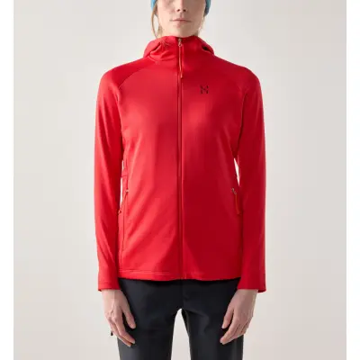 Haglöfs Women's Korp Mid Hood Bright Red