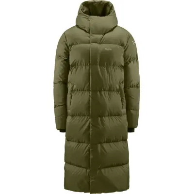 Haglöfs Women's Long Down II Parka Olive Green