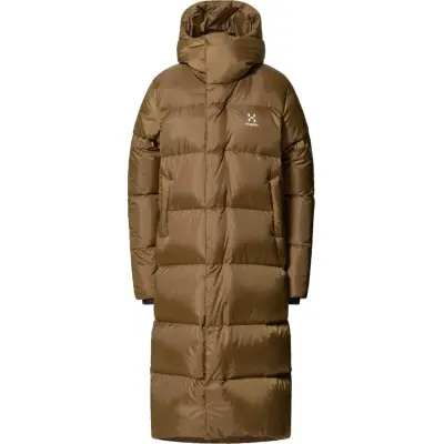 Haglöfs Women's Long Down Parka Teak Brown