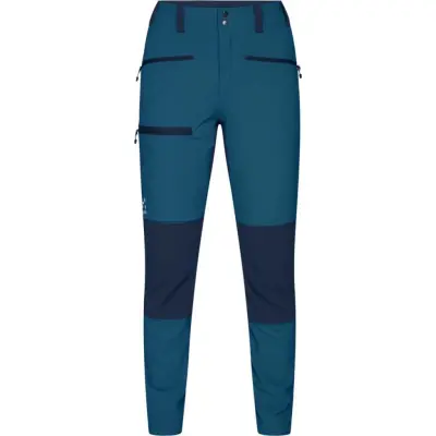 Haglöfs Women's Mid Slim Pant (2022) Dark Ocean/Tarn Blue