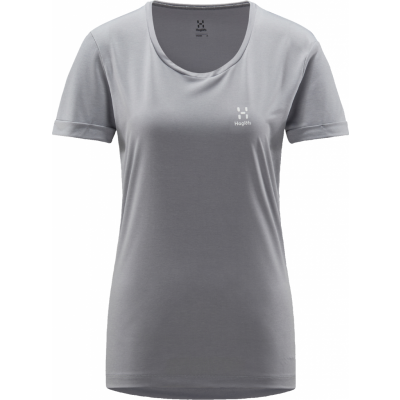 Haglöfs Women's Ridge Hike Tee Concrete Solid