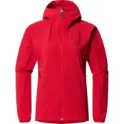 Haglöfs Women's Rosson Softshell Hood Bright Red