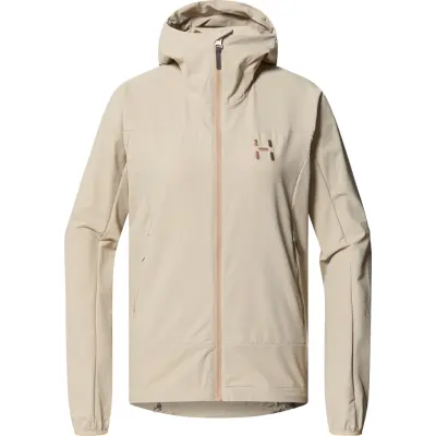 Haglöfs Women's Rosson Softshell Hood Chalk Beige