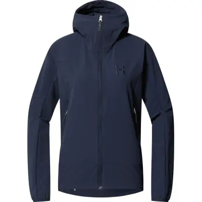 Haglöfs Women's Rosson Softshell Hood Tarn Blue