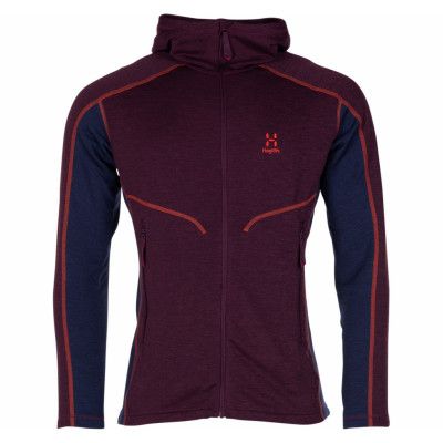 Heron Hood Men, Aubergine/Tarn Blue, Xxl,  Haglöfs