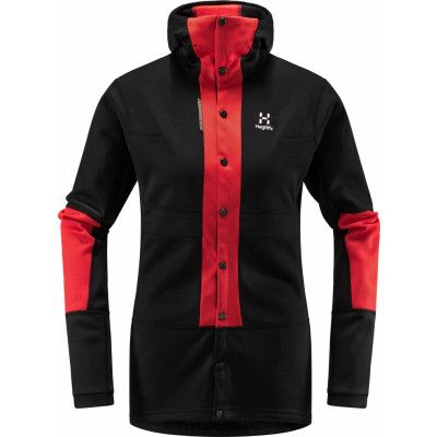 Haglöfs L.I.M ZT Sync 1 Mid Hood Women True Black/Zenith Red
