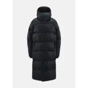 Long Down II Parka Women, TRUE BLACK, M, Vårjackor