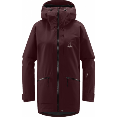 Haglöfs Women's Lumi Insulated Parka Burgundy Brown