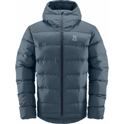 Haglöfs Men's Bield Down Hood Steel Blue