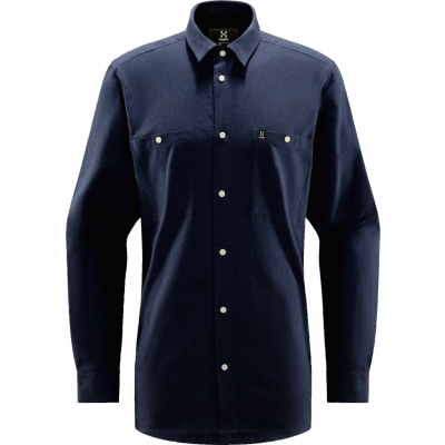 Haglöfs Men's Curious Hemp Shirt Tarn Blue