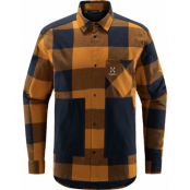 Haglöfs Men's Insulated Timmer Shirt Desert Yellow/Tarn Blue