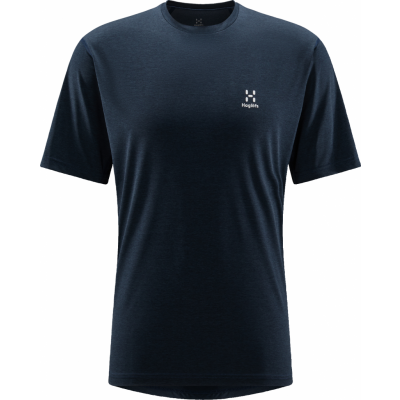 Haglöfs Men's Ridge Tee Tarn Blue Solid