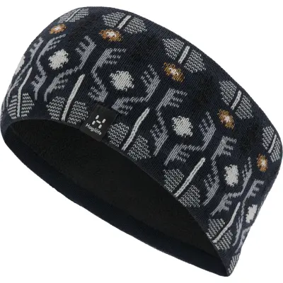 Haglöfs Mountain Jaquard Headband Tarn Blue Pattern
