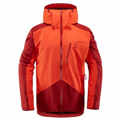 Niva Jacket Men, Habanero/Rubin, M,  Haglöfs Niva