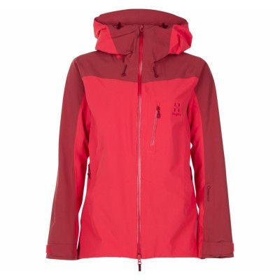 Niva Jacket Women, Hibiscus Red/Brick R, L,  Haglöfs