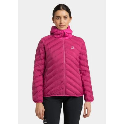 Särna Mimic Hood Women, Deep Pink/Ultra Pink, Xl,  Vinterjackor