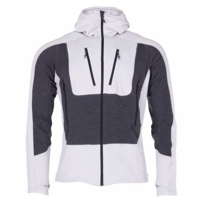 Serac Hood Men, Haze/Magnetite, M,  Haglöfs