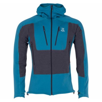 Serac Hood Men, Mosaic Blue/Magnetit, Xxl,  Haglöfs